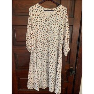 Maternity Dress. Floral Button Front Dress. The Nines By Hatch. NWT Medium